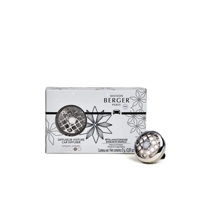 Dyfuzor do auta Rosalie z wkładem zapachowym Szampan Exquisite Sparkle