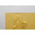 Leather Optic Placemat 46x33cm Gold Eco-Leather - 2