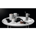 Memphis Espresso Cup with Saucer 100ml Grid - 5