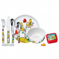 Maya the Bee Children's Dish Set 6 Pieces + Container - 1
