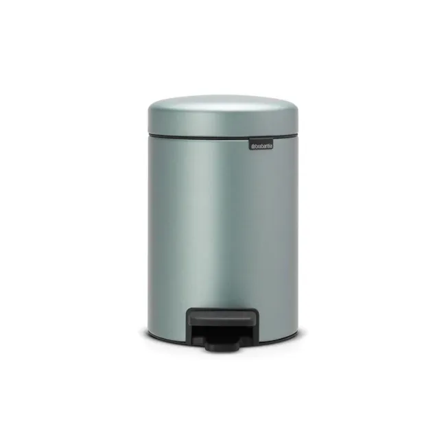 Kosz na odpady NewIcon 3l metaliczny miętowy - 1