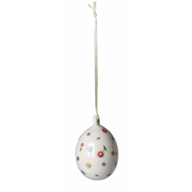 Egg Ornament 6.5cm Blue - 1
