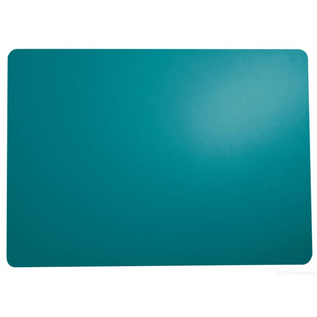 Leather Optic Placemat 46x33cm Lagoon