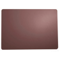 Leather Optic Placemat 46x33cm Plum