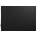 Leather Rough Placemat 46x33cm Black