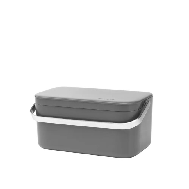 Sort & Go Waste Bin 1.8L Gray