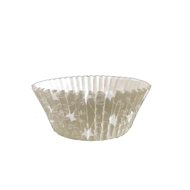Papilotki do muffinek 75sztuk 7cm beżowe