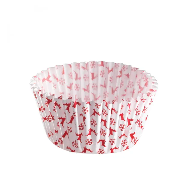 Papilotki do muffinek 4,5cm 50sztuk reniferki - 1