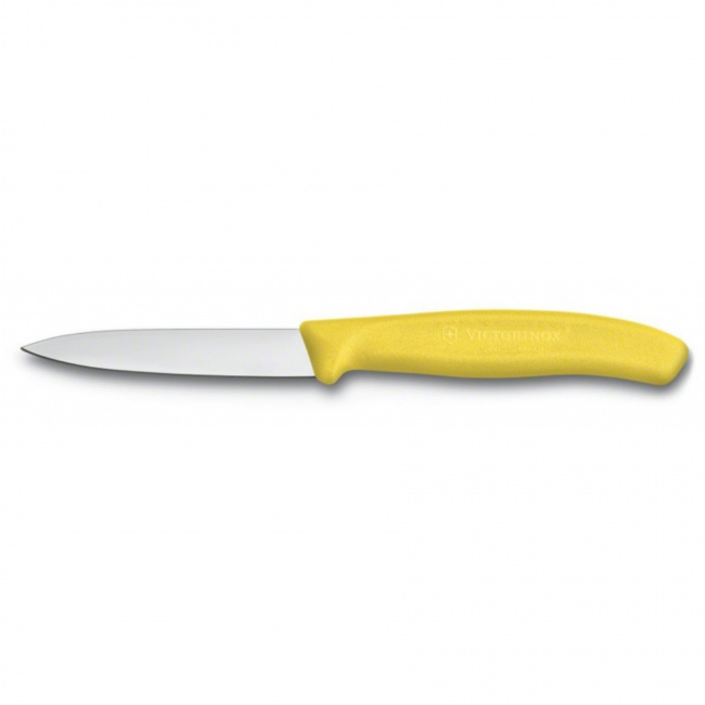 Nożyk 8cm gładki żółty