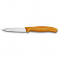 Knife Smooth 8cm Orange - 1