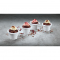 Set of 4 Clever Baking Dishes 9x6cm for Muffins - 2