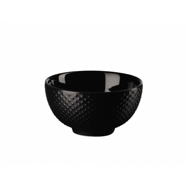 Black Tea Bowl 11x6cm Dots - 1