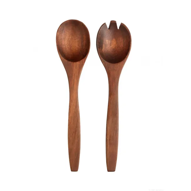 Komplet sałatkowy 30cm drewno akacjowe