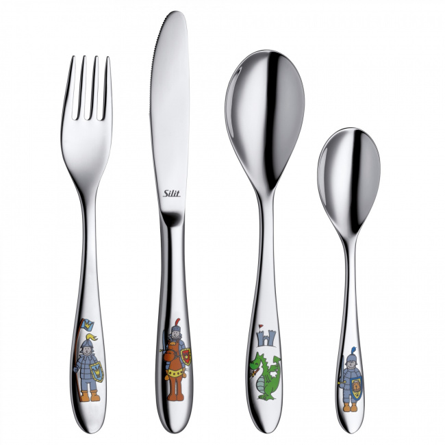 Knights Child’s Cutlery Set, 4 pieces - 1