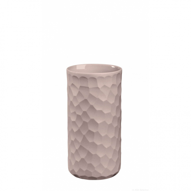 Carve Vase 16x8.5cm Pink - 1