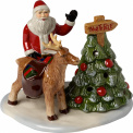 Lampion Christmas Toys 17x13cm mikołaj - 1