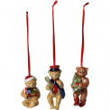 Komplet 3 zawieszek Nostalgic Ornaments misie - 1