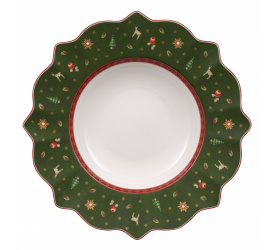 Talerz Toy's Delight 26cm głęboki zielony