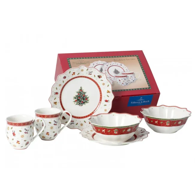 Zestaw śniadaniowy Toys Delight 6 elementów biały
