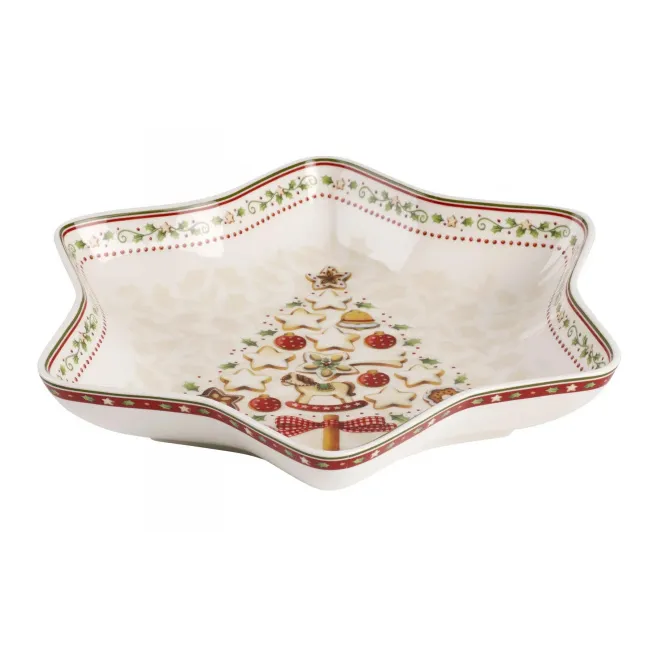 Winter Bakery Delight Christmas Tree Bowl 24.5cm