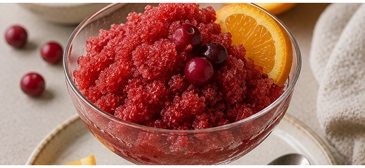 GRANITA ŻURAWINOWO-POMARAŃCZOWA