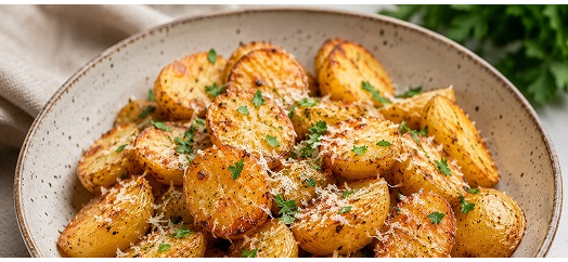 CHRUPIĄCE ZIEMNIACZKI Z PARMEZANEM