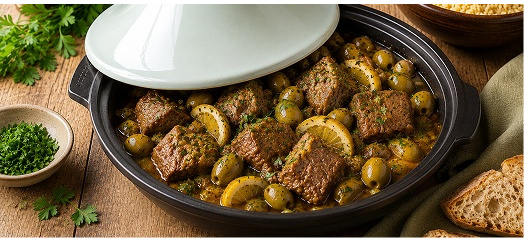TAGINE Z JAGNIĘCINĄ I OLIWKAMI