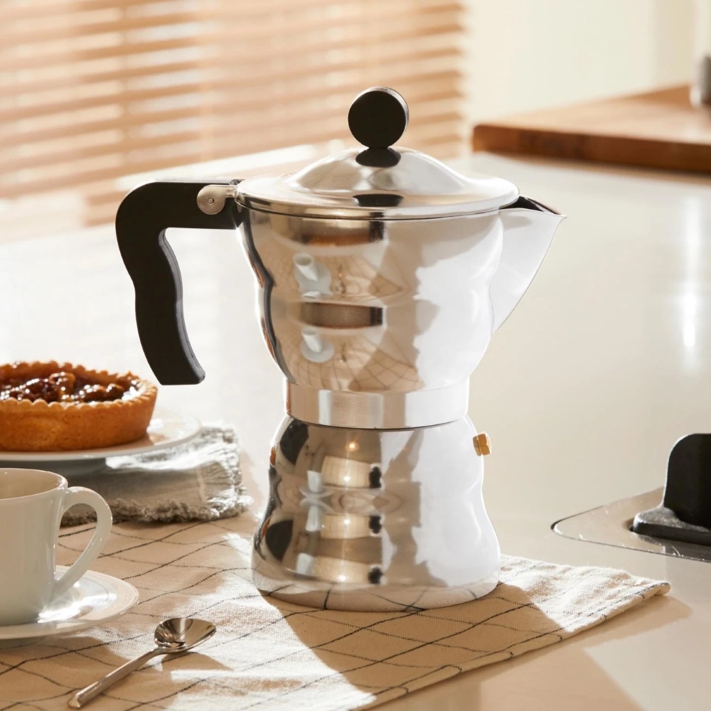 Kawiarka ciśnieniowa aluminiowa Moka Alessi 6-filiż.